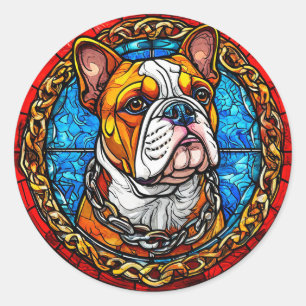Adesivo Bulldog Fofo