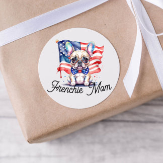 Adesivo Bulldog francês patriota mãe frenchie