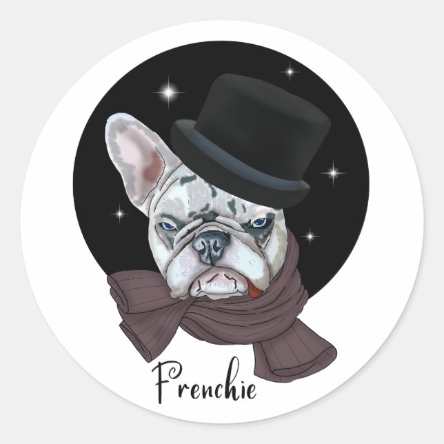 Adesivo Bulldog Handsome. Frenchie (Frente)