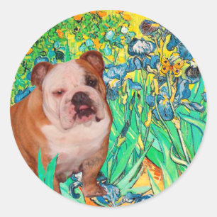 Adesivo Bulldog Inglês 1 - Íris