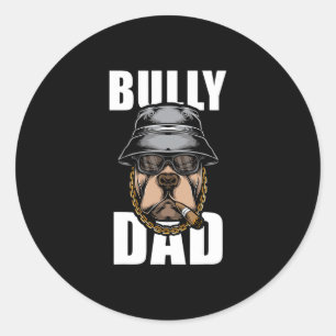 Adesivo Bulldog Pai Bulldog Pitbull