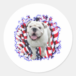 Adesivo Bulldog Patriot