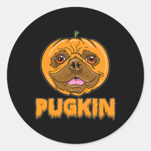 Adesivo Bulldog Pumpkin Frenchie Pugkin Halloween