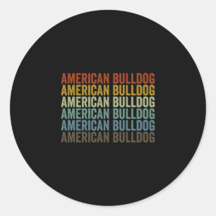 Adesivo Bulldog Retro