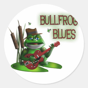Adesivo Bullfrog Blues
