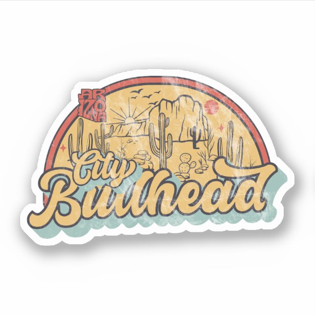 Adesivo Bullhead City, Arizona (Frente)