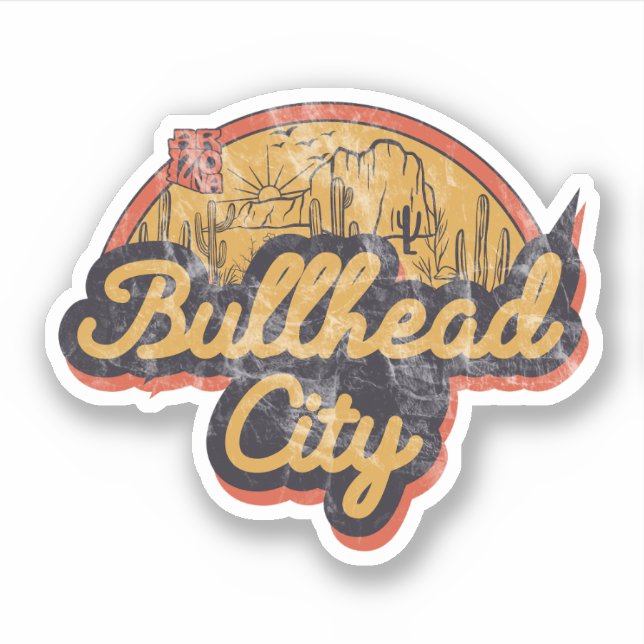 Adesivo Bullhead City, Arizona (Frente)