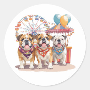 Adesivo Bulls Ingleses Num Carnaval