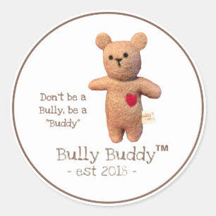 Adesivo Bully Buddy Não seja um Bully