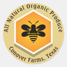 Adesivo Bumble Bee Organic Prodution