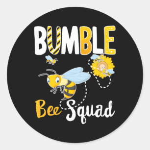 Adesivo Bumble Bee Squad Team Beekeeper Obrigado