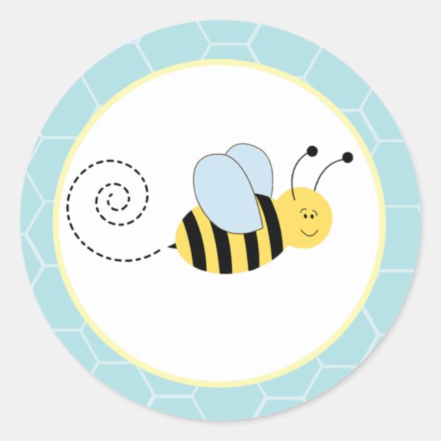 Adesivo Bumble Bees Envelope Selos / Toppers 20 (Frente)