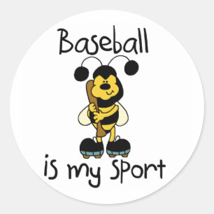 Adesivo Bumble o esporte do basebol da abelha