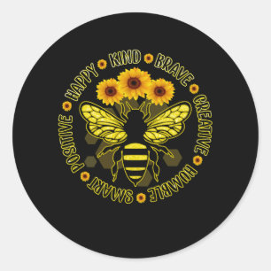 Adesivo Bumble Positivo Esperto Feliz e Corajoso