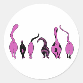 Adesivo Bumbuns de Gato Roxo