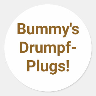 Adesivo Bummy's Drumpf-Plugs Hankamer Artjunkhaus História