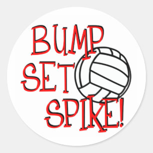 Adesivo Bump, Set, Spike! Voleibol