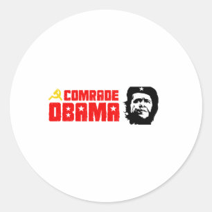 Adesivo Bumpersticker - vermelho do camarada Obama