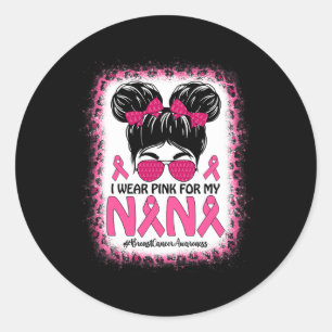 Adesivo Bun Eu Visto Rosa Para Os Meus Awarenes De Cancer