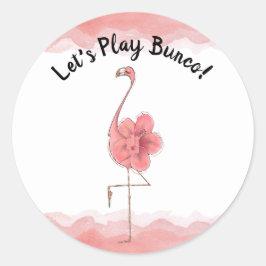 Adesivo Bunco Bunko Pink Tropical Flamingo