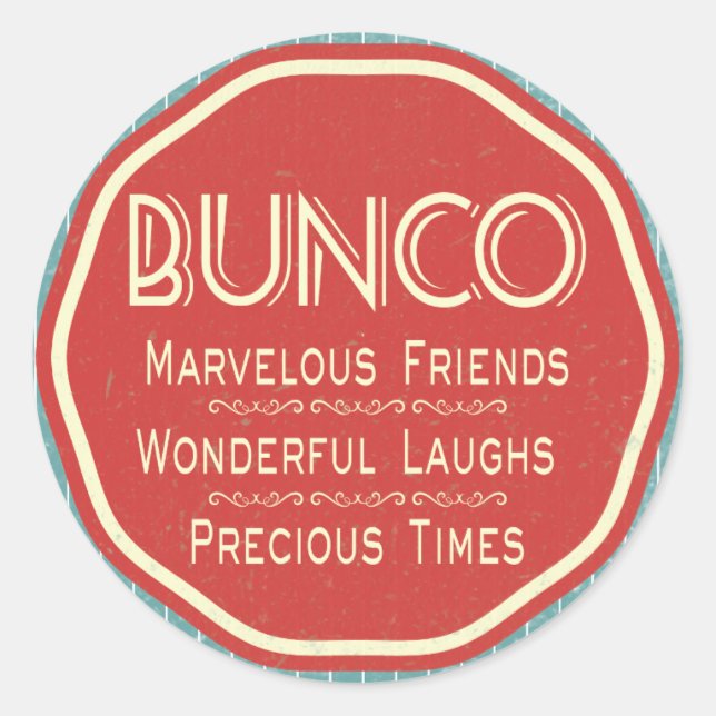 Adesivo Bunco Vintage Emblem (Frente)