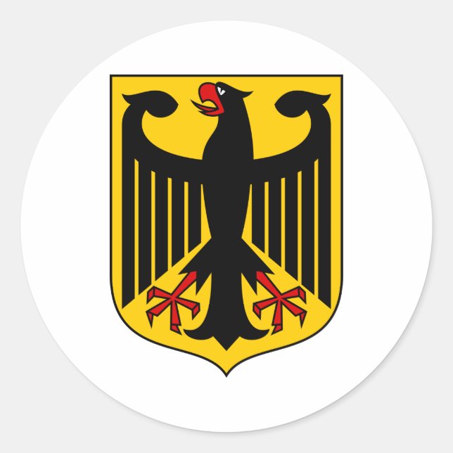 Adesivo Bundesadler - Bundeswappen Alemanhas - Alemanha (Frente)