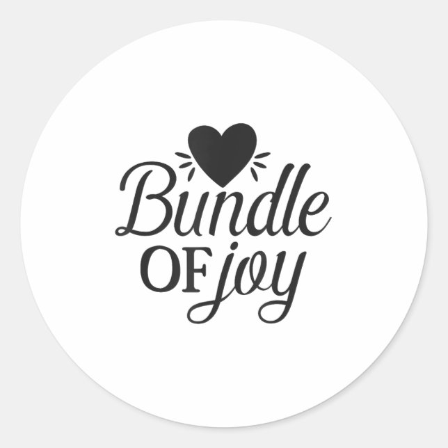 Adesivo Bundle Of Joy Love Quote Cute Motivation  (Frente)