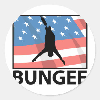Adesivo Bungee Pulando Na América