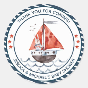 Adesivo Bunny Ahoy é um garoto náutico