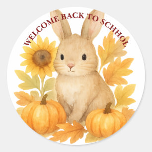 Adesivo Bunny Bem-Vindo À Escola