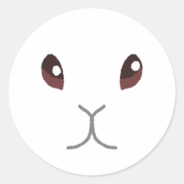 Adesivo Bunny Branco (Frente)
