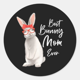 Adesivo Bunny Mãe Coelho Mãe Mãe Melhor Mãe Coelhinha