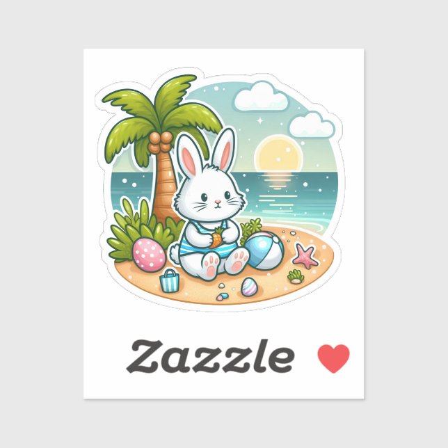 Adesivo BUNNY. #Part2 / Sticker (bunny island) #12 (Folha)