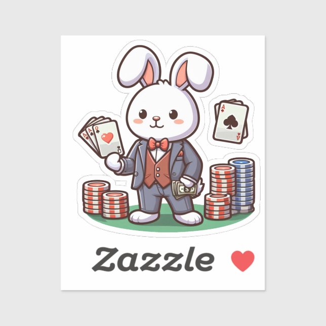 Adesivo BUNNY. #Part2 / Sticker (bunny slots) #14 (Folha)