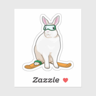 Adesivo Bunny Skier Ski