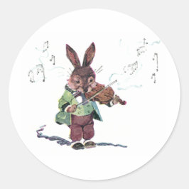Adesivo Bunny tocando violino