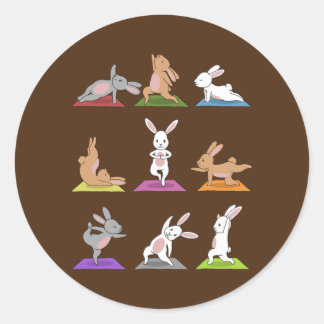 Adesivo Bunny Yoga