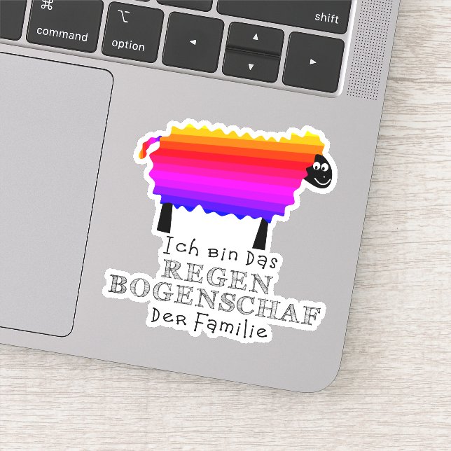 Adesivo Bunter Regenbogenschaf (Detalhe)