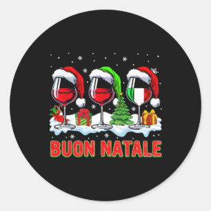 Adesivo Buon natale feliz natal natma italiano três papais