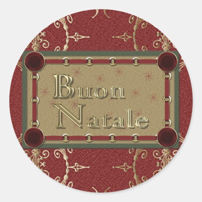 Adesivo Buon Natale Stickers (Frente)