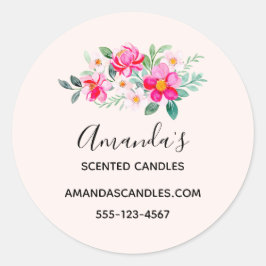 Adesivo Buquê Bonito cor-de-rosa reprodutor