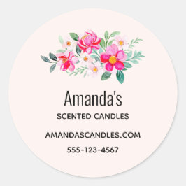 Adesivo Buquê Bonito cor-de-rosa reprodutor