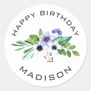 Adesivo Buquê Colorido de Pedras de Pastel