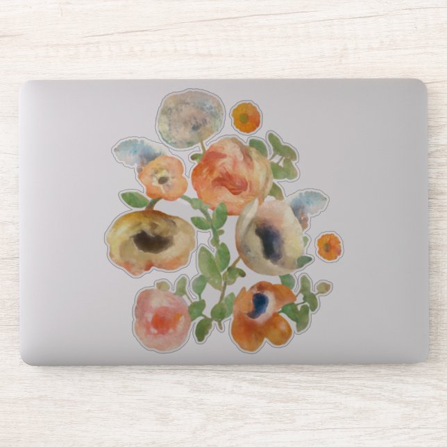 Adesivo Buquê de Flores de Laranjeira da Primavera (Computador)