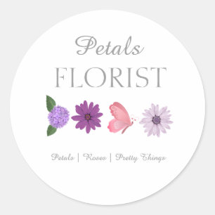 Adesivo Buquê de florista boutique moderna