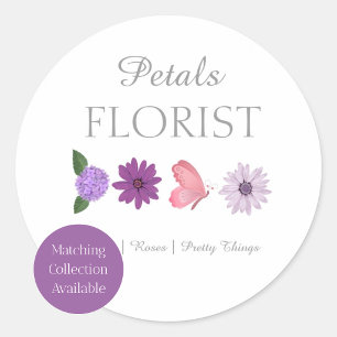 Adesivo Buquê de florista boutique moderna