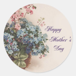 Adesivo Buquê em uma cesta