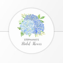 Adesivo Buquê Floral Azul Hydrangea Chá de panela