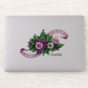 Adesivo Buquê floral roxo de Frida Kahlo  