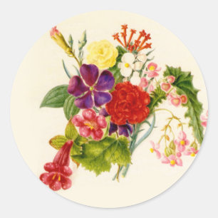 Adesivo Buquê misturado da flor